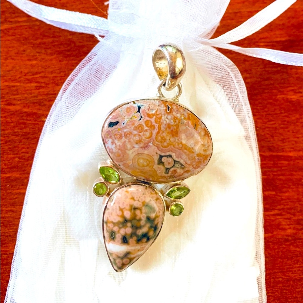 Ocean Jasper Pendant....SOLD